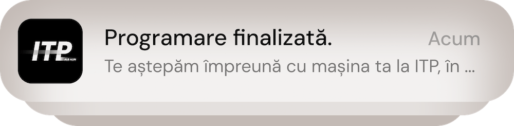ITP Notificare ITP Notificare